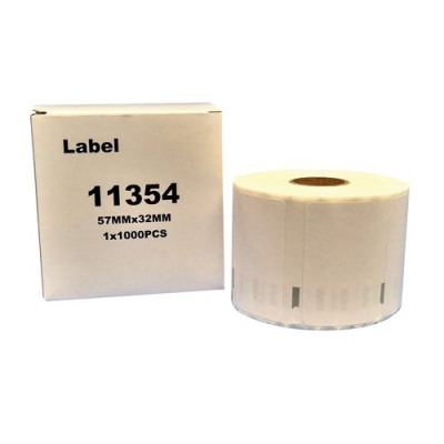 Dymo Compatible 11354 Multi Purpose  Label 57mm x 32mm - 1000/roll