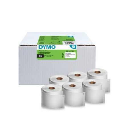 Dymo LabelWriter DHL Shipping Labels 140 Per Roll 102x210mm Self-Adhesive White (Pack of 6) 2177565