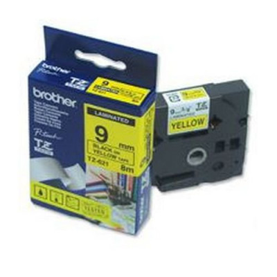 Brother P-Touch Tape TZ-621 9mm Black/Yellow