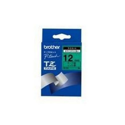 Brother P-Touch Tape TZ-731 12mm Black/Green