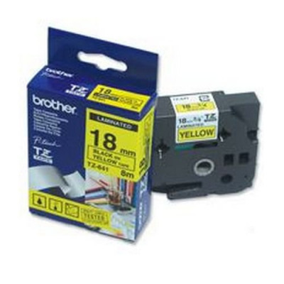 Brother P-Touch Tape TZ-641 18mm Yellow/Black