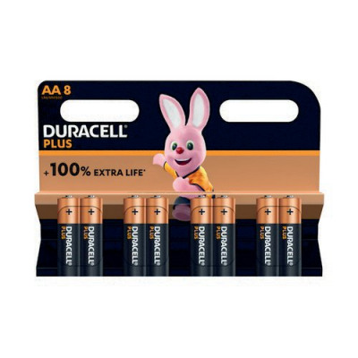 Duracell AA SIMPLY Batteries PK8