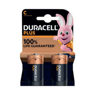 Duracell Plus Batteries MN1400 C Cell 2s