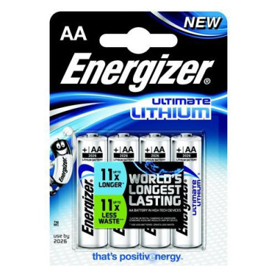 Energizer Ultimate Lithium AA4 Pack 4