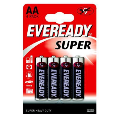Eveready Silver AAA/R03 Batteries Pack 4