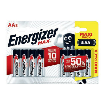 Energizer Max E91/AA Battery Pack 8