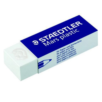 Staedtler Mars Plastic Eraser Premium Quality Self-cleaning 55x23x12mm