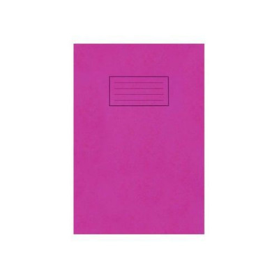 Silvine Exercise Book 229 x 178mm Ruled with Margin Red (Pack of 10) EX101