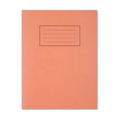 Silvine Exercise Book 229 x 178mm 5mm Squares Orange (Pack of 10) EX105