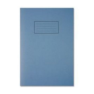 Silvine Exercise Book A4 Ruled with Margin Blue (Pack of 10) EX108