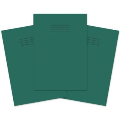 Rhino Exercise Book 8mm Ruled 80P A4 Dark Green (Pack of 50) VC48432