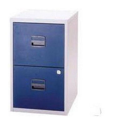 Bisley 2 Drawer A4 Home Filer Grey/Blue PFA2-8748