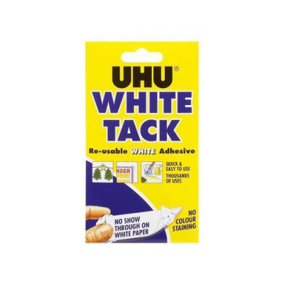 UHU White Tack Mastic Adhesive Non-Staining Handy Pack