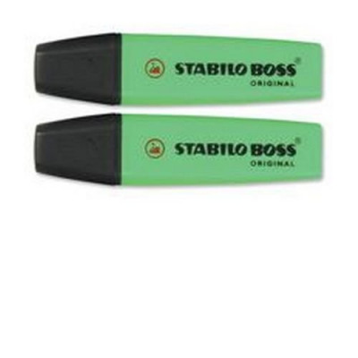 Stabilo Boss Highlighters Chisel Tip 2-5mm Line Green