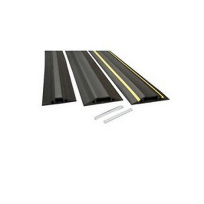D-Line Black /Yellow Medium Hazard Duty Floor Cable Cover 9m