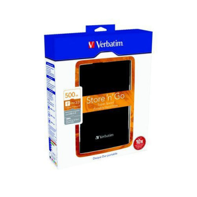 Verbatim Store n Go USB3.0 Portable Hard Drive 1TB Black