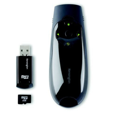 Kensington Presenter Pro Remote with Green Laser and Memory
