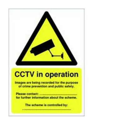 Signs & Labels A5 DPA Compliant CCTV PVC