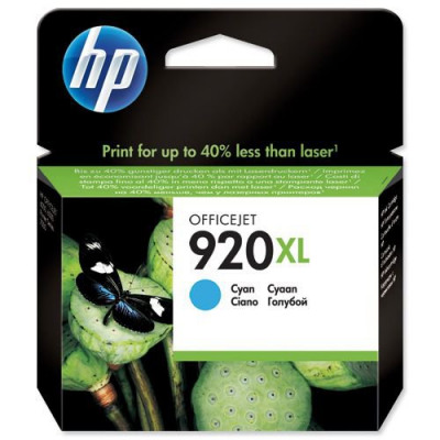 Hewlett Packard No 920XL Ink Cartridge Cyan CD972AE