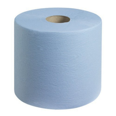 WypAll L10 Food & Hygiene Wiping Paper 6223 - 1 Ply Centrefeed Blue Roll - 6 Centrefeed Rolls x 430