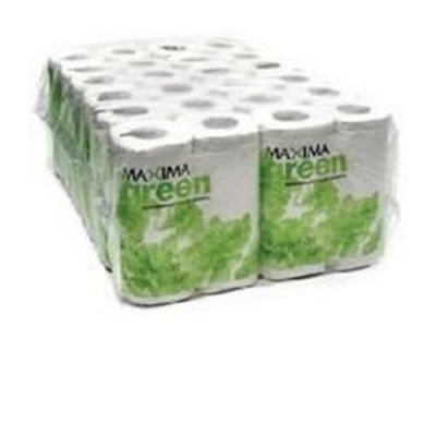 Toilet Roll Recycled 2-Ply 320 Sheets White Pack 36