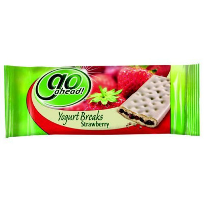 McVities Go Ahead Yogurt Break Bar Strawberry Pack 24