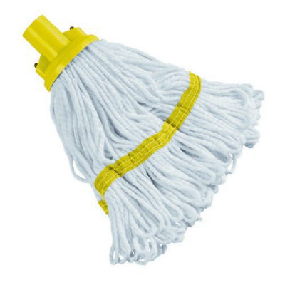 Contico Mop Head 200g Hygiene Screw Socket Yellow