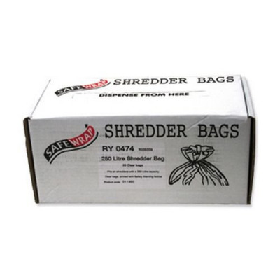 Safewrap 250 Litre Shredder Bag 590x1150x1200mm Box 50