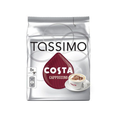 Tassimo Costa Cappuccino Coffee 8 x 280g Capsules Pack 5