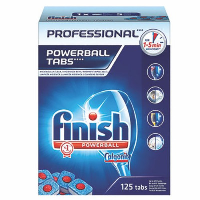 Finish Powerball Professional Dishwasher Tablets x125 (Pack of 3) 3052814
