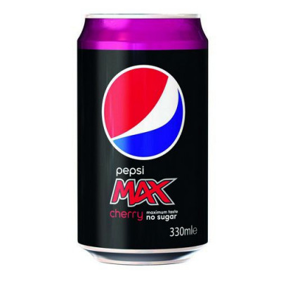 Pepsi Max Cherry Cans 330ml Pack 24