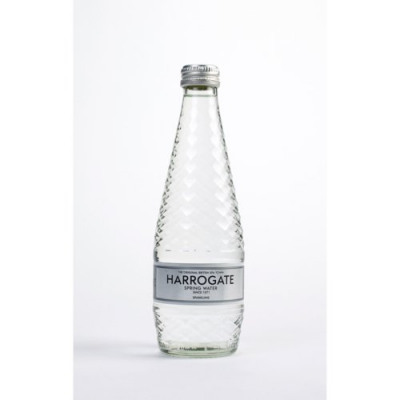 Harrogate Sparkling Water Glass Bottle 330ml Pack 24