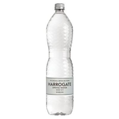Harrogate Sparkling Water Plastic Bottle 1.5 litres Pack 12