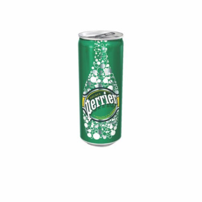 Perrier 250ml Sparkling Water Slim Can Pack of 35