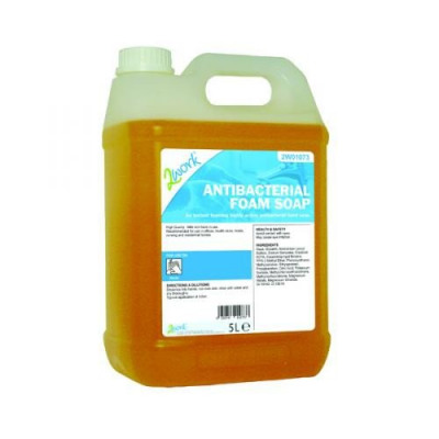 2Work Antibacterial Foam Soap 5 Litre 2W01073