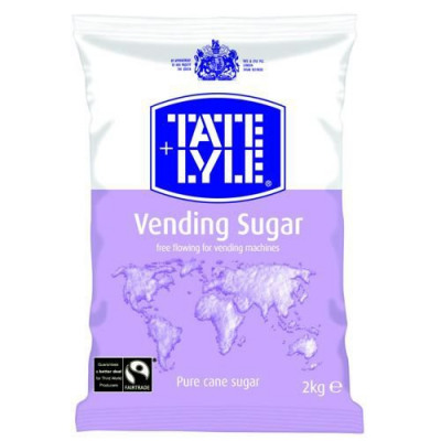 Tate and Lyle Vending Sugar Bulk Vending Bag for Dispensing Machine 2kg