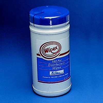 Wipex Medium Surface Wipes Blue Pack 150