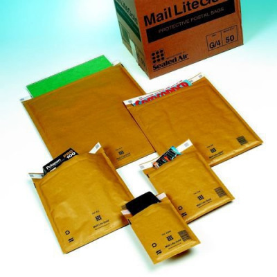 Mail Lite Gold Lightweight Postal Bag A/000 110x160mm Internal Pack 100