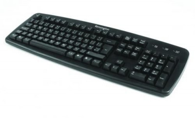 Kensington Wired USB UK Keyboard Black 1500109