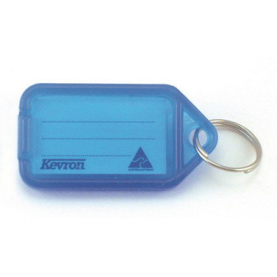 Key Tags In Display Box 56x30mm Blue Pack 100