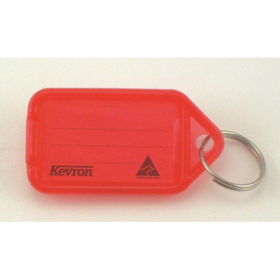 Key Tags In Display Box 56x30mm Red Pack 100
