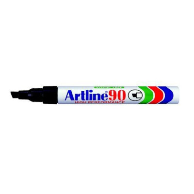 Artline Permanent Marker 90 Chisel Tip Black