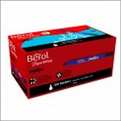 Berol Dry Wipe Marker Broad Black Pack of 200 3P