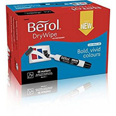 Berol Drywipe Pen Round Assorted Display Pack 96