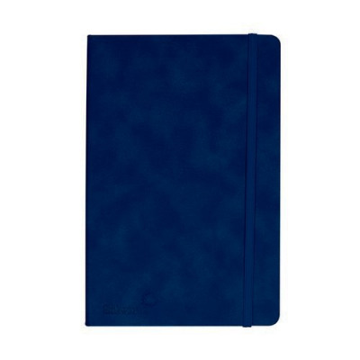 A5 Silvine Soft Feel Executive Notebook Royal Blue