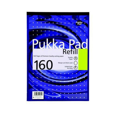 Pukka Pad A4 Refill Feint 160 Pages