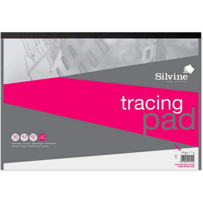 Silvine A3 Tracing Pad 63gsm 50 Sheets