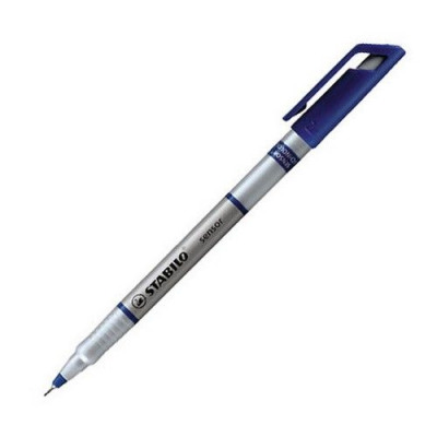 Stabilo Sensor Fineliner Bright Pen Blue (Pack of 10) 189/41