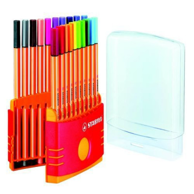 Stabilo Point 88 Fineliner ColorParade Pack of 20 Assorted