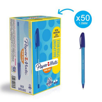 Papermate Inkjoy 100 Blue Pack 50